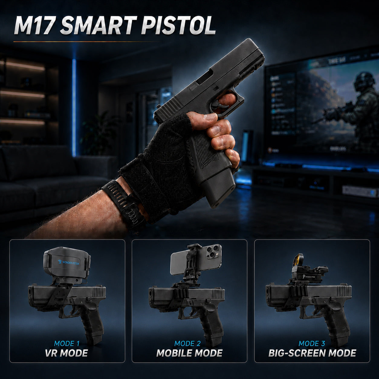 M17 & M416 Smart Shooting System | Physical Recoil Controllers for Immersive Gameplay Wonderfitter