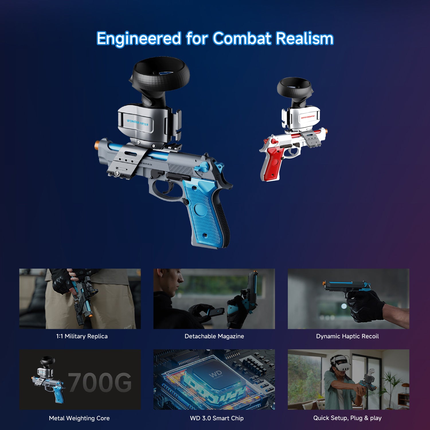 M9 Smart VR Pistol: Ultimate VR Shooting Experience