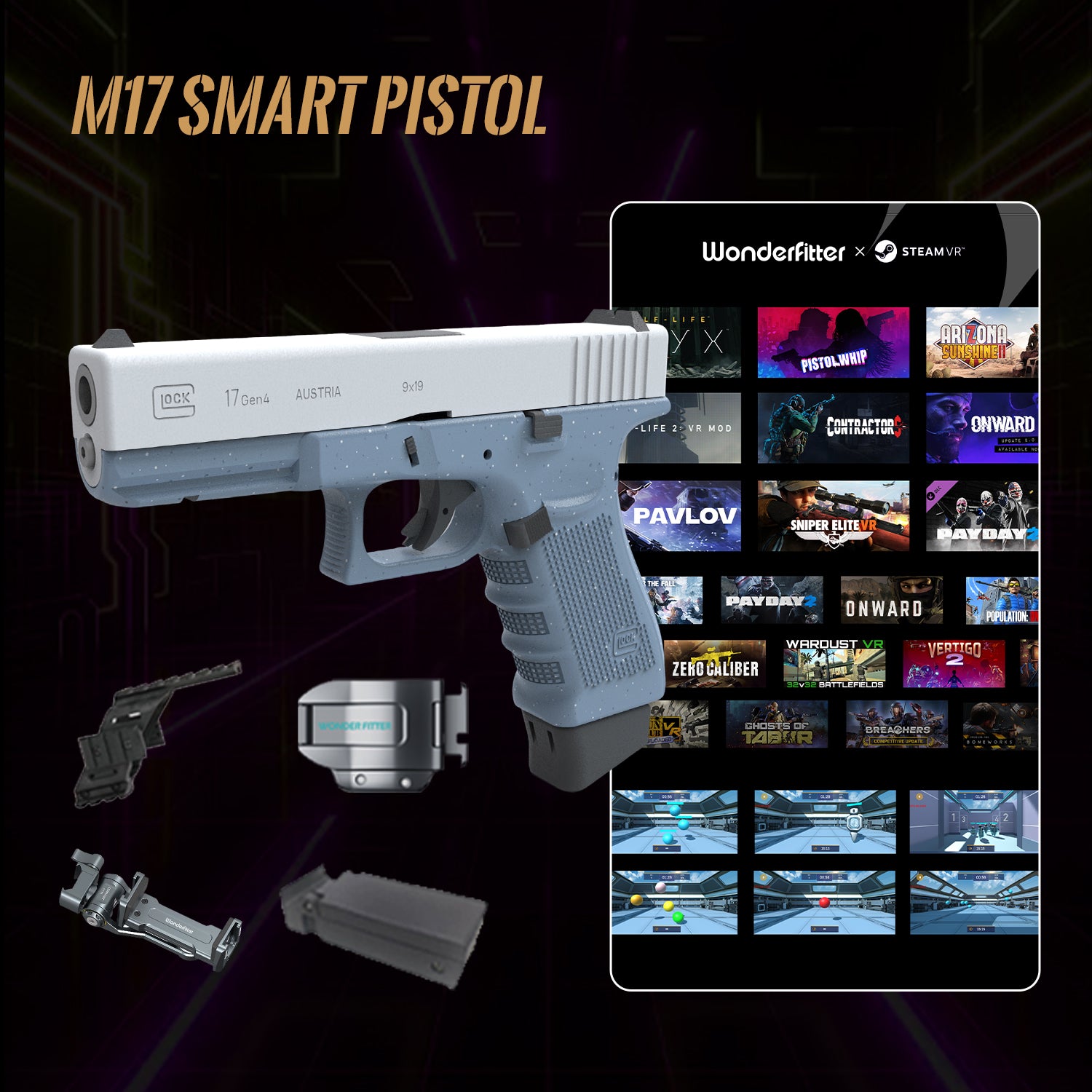 M17 & M416 Next-Gen Smart Shooting System | Realistic VR Gunplay With True-to-Life Feedback Wonderfitter