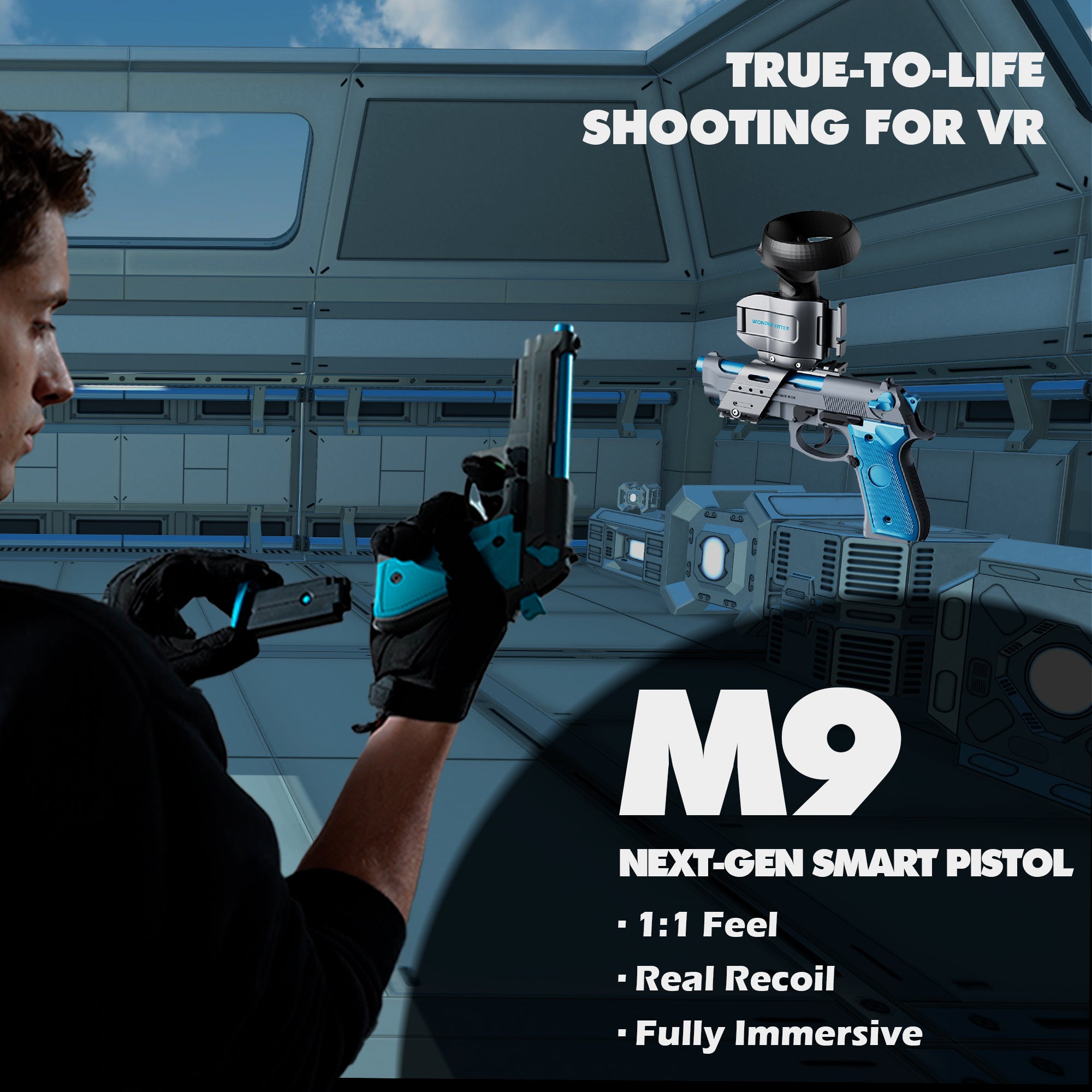 M9 Tactical Recoil Trainer | Real Shooting Training at Home