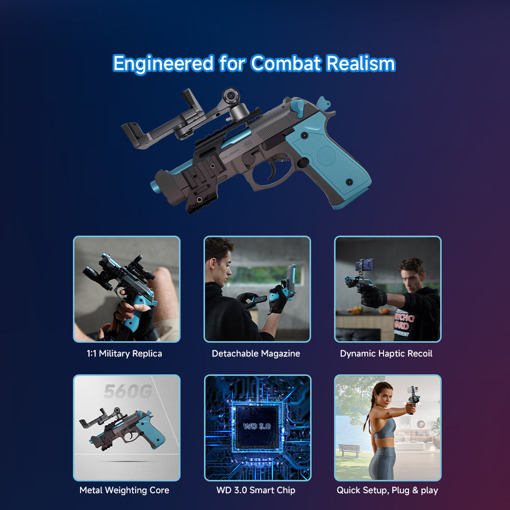 Pistolet intelligent M9 | Simulateur d'entraînement tactique réaliste