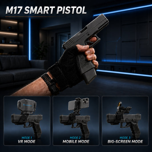 M17 Gunmetal Edition | Smart Pistol Controller for VR, Big-Screen & Mobile Wonderfitter